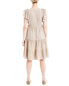 Фото #2 товара Платье женское Max Studio Jersey Ruffle Tiered Short Dress