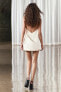 Фото #8 товара Платье-баллон с горловиной халтер — zw collection ZARA