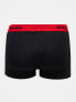 Hugo Bodywear 3 pack trunks in black