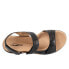 Фото #16 товара Trotters Romi T2118-001 Womens Black Extra Wide Slingback Sandals Shoes