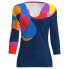 ფოტო #4 პროდუქტის BIDI BADU Twiggy V-Neck long sleeve T-shirt