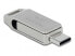 Фото #4 товара Delock 54076 - 128 GB - USB Type-A / USB Type-C - 3.2 Gen 1 (3.1 Gen 1) - 71 MB/s - Swivel - Silver