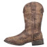 Фото #3 товара Roper Riley Scroll Embroidered Snip Toe Cowboy Womens Brown Casual Boots 09-021