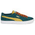 Фото #1 товара Puma Suede Vtg Teams Mens Green Sneakers Casual Shoes 38658101