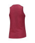 ფოტო #2 პროდუქტის Women's Black, Maroon Mississippi State Bulldogs Tank Top and Pants Sleep Set