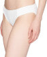 MICHAEL Michael Kors 147795 Women's Solids Side Shirred Bikini Bottom White Sz M