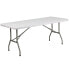 Фото #1 товара 30''W X 72''L Granite White Plastic Folding Table