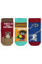 Erkek Çocuk 3'lü Soket Çorap Set 3-11 Yaş Standart