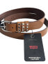 Levi's Brown Embellished Leather Women’s Belt Studded Silver Size Large