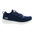 Фото #1 товара Skechers Skechers Squad 232290 Mens Blue Canvas Lifestyle Sneakers Shoes 11