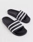 Фото #1 товара adidas Originals Adilette sliders in black