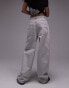 Topshop high rise Baggy jeans in aged off white weiß, W26 L32 - фото #5