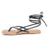 Фото #6 товара BEACH by Matisse Bocas Lace Up Womens Black Casual Sandals BOCAS-001