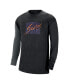 Men's Black Phoenix Suns Courtside Versus Flight MAX90 Long Sleeve T-shirt