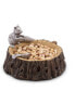Designs Aluminum Standing Squirrel on Log Nut Bowl