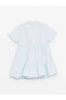 Фото #2 товара Платье для малышей LC WAIKIKI Девичий рубашечный воротник с коротким рукавом Модель Mrglobal