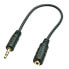 Фото #2 товара Lindy Audio Adapter Cable 3,5 M/2,5F - 3.5mm - Male - 2.5mm - Female - 20 m - Black