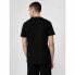 Men’s Short Sleeve T-Shirt 4F Regular Plain Black