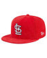 Фото #3 товара Men's Red St. Louis Cardinals Throwback Corduroy 59FIFTY Fitted Hat