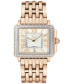 ფოტო #1 პროდუქტის Women's Padova Swiss Quartz Rose Stainless Steel Bracelet Watch 30mm