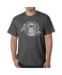 Фото #1 товара Men's Word Art - Chimpanzee T-Shirt