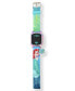 Disney Princess Kid's Touch Screen Aqua Silicone Strap LED Watch, with Hanging Charm 36mm x 33 mm