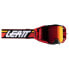 LEATT Velocity 6.5 Iriz off-road goggles with roll-off system