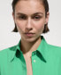 ფოტო #4 პროდუქტის Women's Buttoned Cotton Shirt