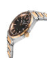 ფოტო #2 პროდუქტის Men's High Line Two-Tone Stainless Steel Watch 43mm