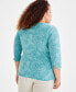 ფოტო #2 პროდუქტის Plus Size Printed 3/4-Sleeve Top, Created for Macy's