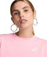 ფოტო #3 პროდუქტის Women's Sportswear Club Cropped Sleeveless T-Shirt