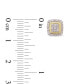 ფოტო #3 პროდუქტის Men's Diamond Square Cluster Stud Earrings (1/4 ct. t.w.) in 10k Gold