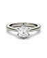 ფოტო #2 პროდუქტის Moissanite Solitaire Engagement Ring 1/2 ct. t.w. Diamond Equivalent in 14k White Gold