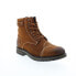 Фото #2 товара Roan by Bed Stu Zalen FB484282 Mens Brown Suede Lace Up Casual Dress Boots