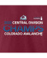 Фото #5 товара Men's Burgundy Colorado Avalanche 2022 Central Division Champions T-shirt