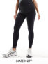 ASOS 4505 Icon Maternity high waist yoga legging in soft touch fabric in black