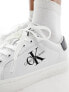 Фото #5 товара Calvin Klein Jeans classic cupsole lace up trainers in multi