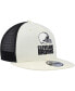 Фото #3 товара Men's Cream, Black Cleveland Browns Chrome Collection 9FIFTY Trucker Snapback Hat