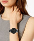 Women's Swiss Automatic Centrix Diamond-Accent Black Ceramic & Stainless Steel Bracelet Watch 38mm