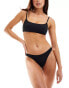 Фото #1 товара Cotton On fitted bikini bottoms black