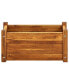 Фото #2 товара Garden Raised Bed Acacia Wood 19.7"x9.8"x9.8"