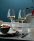 Villeroy Boch Manufacture Rock Blanc White Wine Glasses, Set of 4