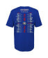 Boys and Girls Preschool Royal Kansas Jayhawks 2022 NCAA Men's Basketball National Champions Bracket T-shirt