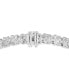 ფოტო #4 პროდუქტის Diamond Interlocking Swirl Tennis Bracelet (3 ct. t.w.) in 10k White Gold