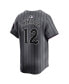 Men's Graphite Francisco Lindor New York Mets 2024 City Connect Limited Player Jersey Charcoal/Graphite, M - фото #3