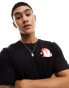 Jack & Jones Christmas t-shirt with pocket in black