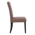 Фото #5 товара Upholstered Linen Fabric Dining Chair