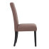 Upholstered Linen Fabric Dining Chair