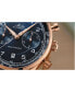 ფოტო #5 პროდუქტის Men's Swiss Automatic Chronograph Multifort Brown Leather Strap Watch 42mm
