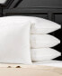 Фото #6 товара Gussetted Medium Plush Down Alternative Pillow, Standard - Set of 4